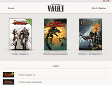 Tablet Screenshot of larianvault.com